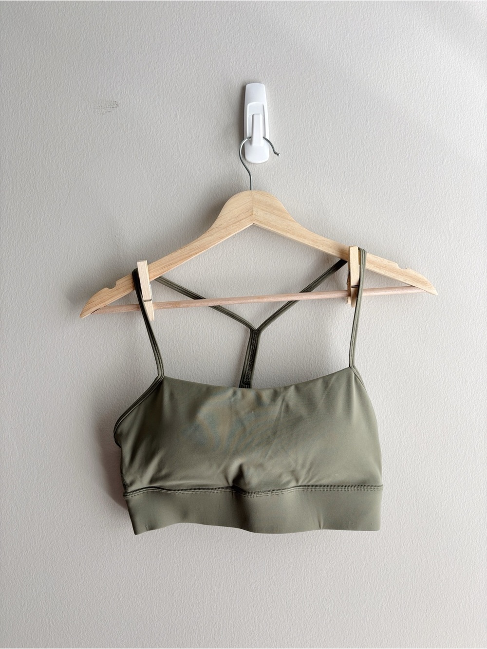 Lululemon Olive Green High-Waist Legging and Bra Workout Set Size 6 - Picture 6 of 8